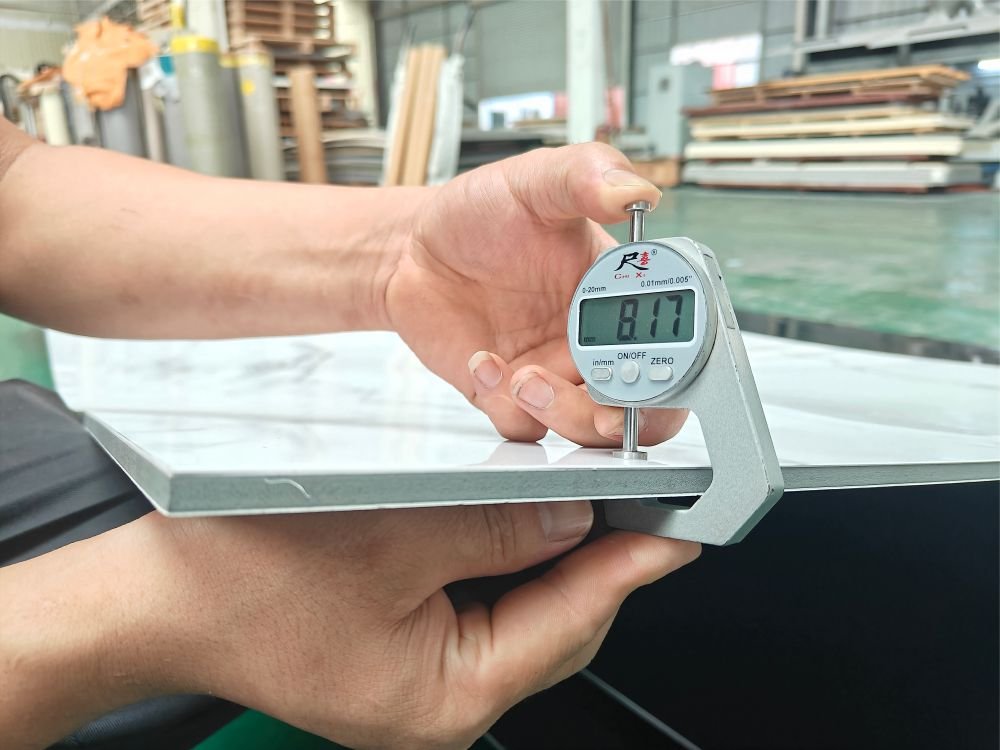 quality inspection process for WPC wall panels