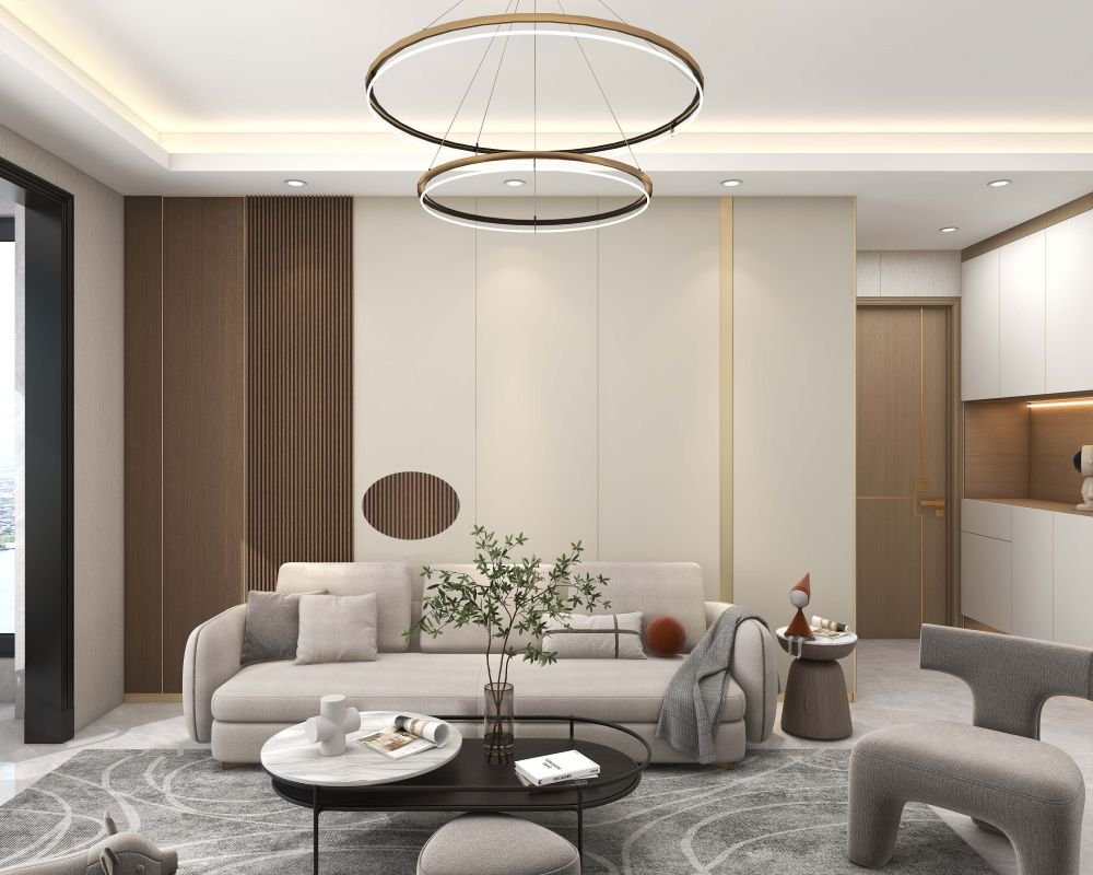 About Us 8 Modern decorative wall application using WPC wall panels in contemporary architectural interior