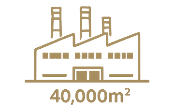 Large scale WPC wall panel manufacturing factory with 40000 square meters facility