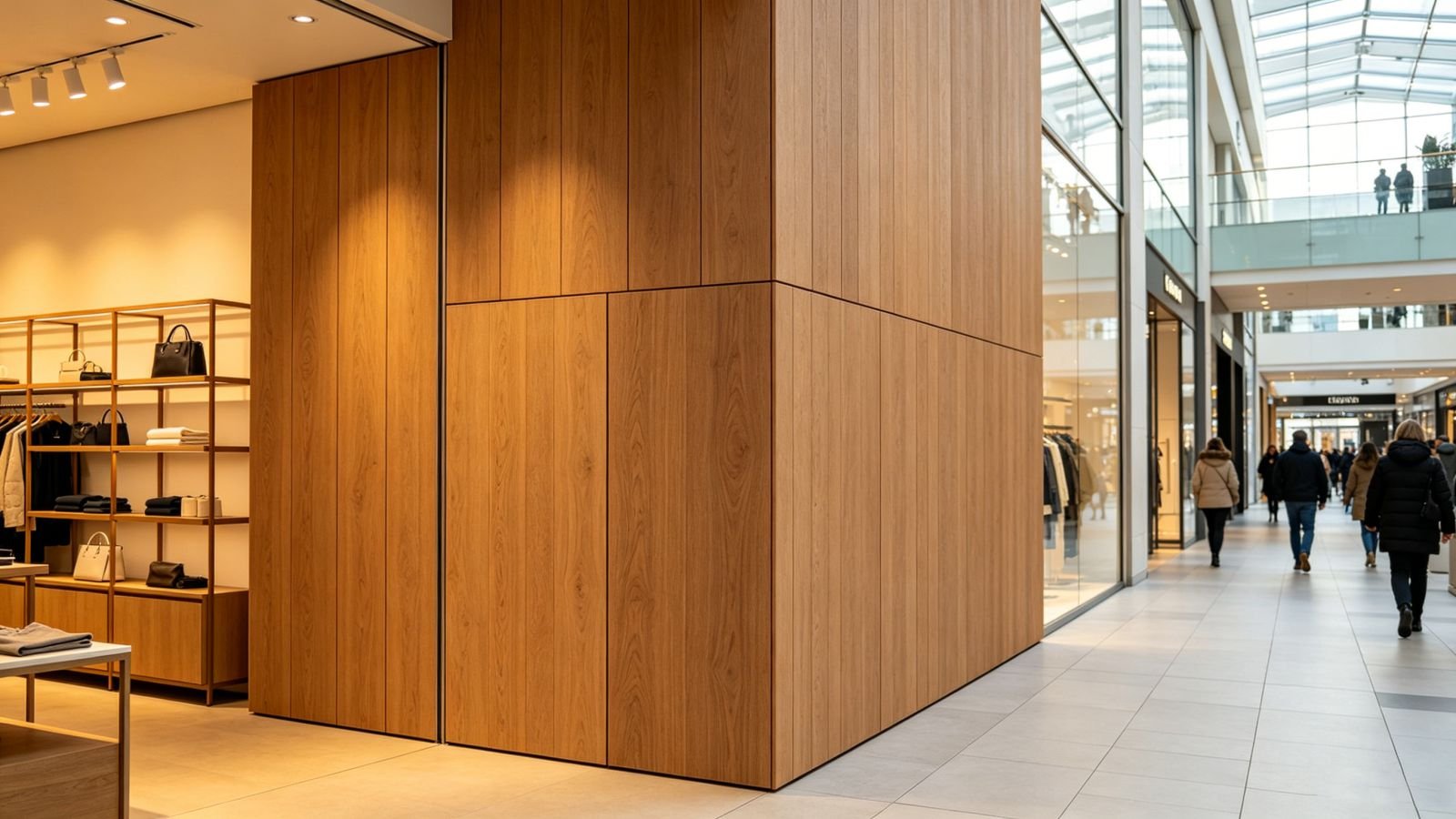 Marble Carbon Crystal Wall Panel 13 WPC Wall Panels for Retail and Shopping Mall Interiors