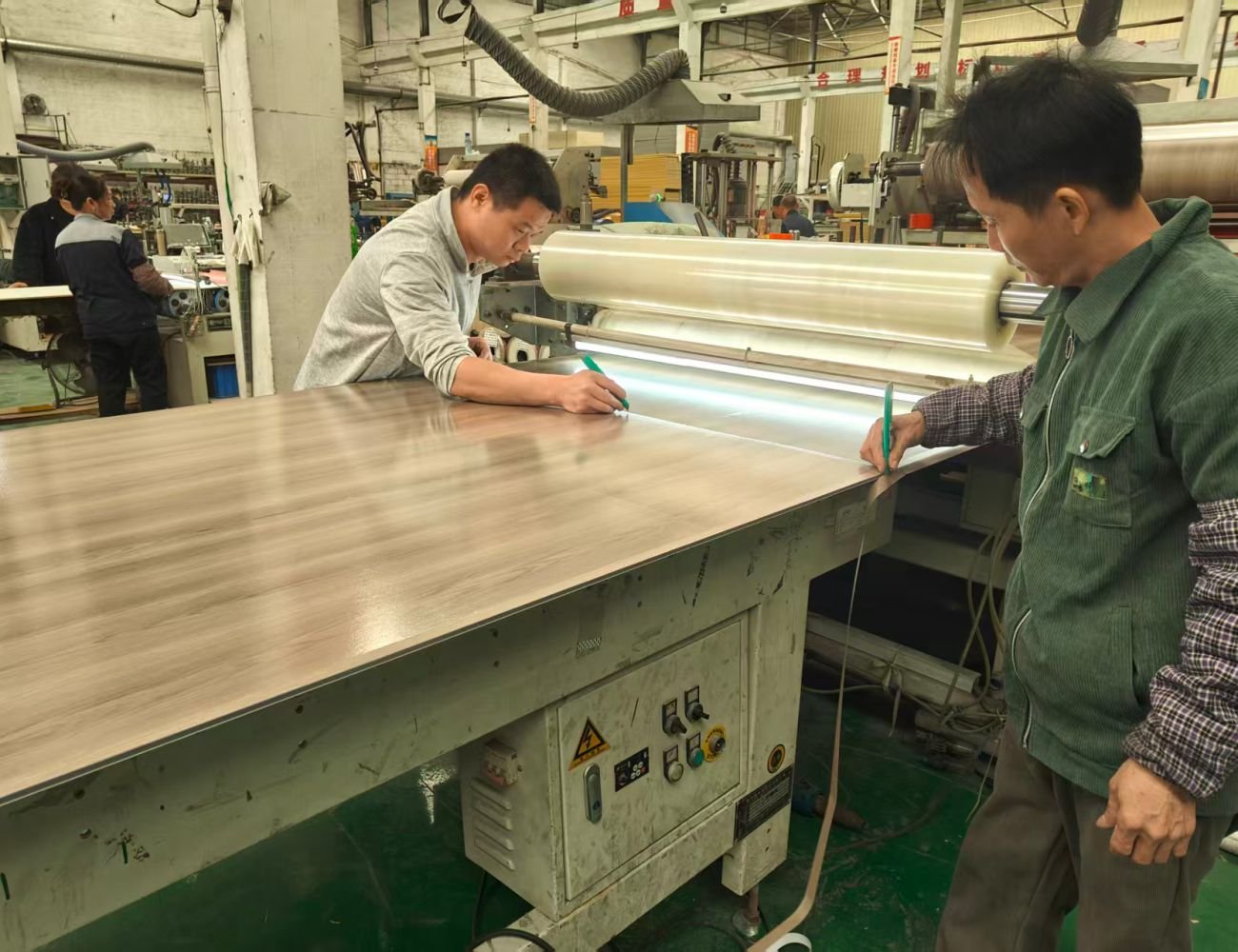 Professional surface treatment process for WPC decorative wall panels and cladding