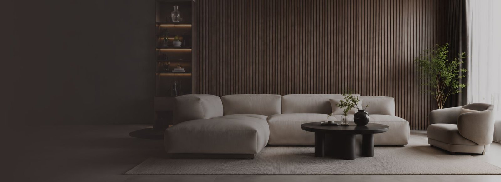 decorative WPC wall panel for modern living room interior wall design