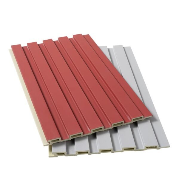 Hollow WPC Fluted Wall Panel with PUR Hot Melt Lamination
