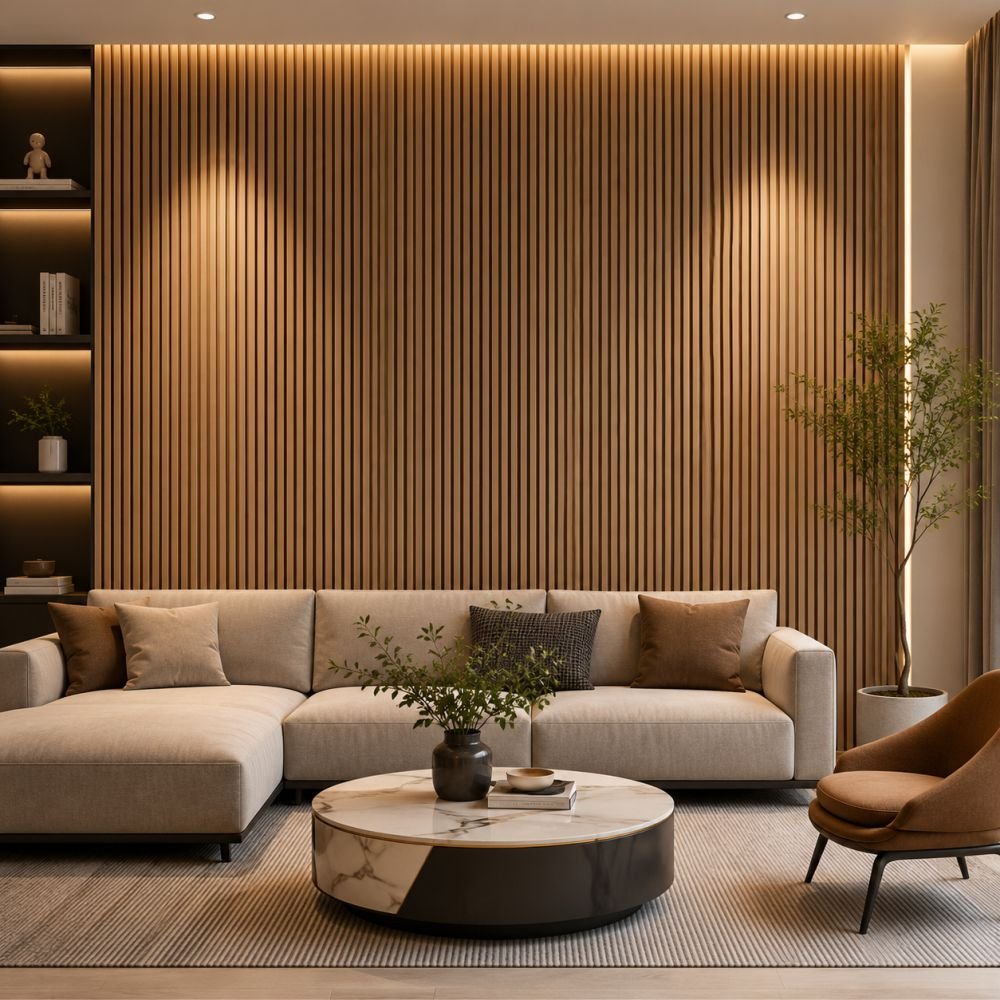 WPC Fluted Wall Panel WPC Fluted Wall Panel Manufacturer