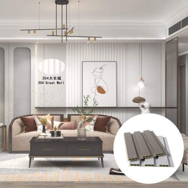 Decorative Hollow WPC Fluted Wall Panel Decorative Hollow WPC Fluted Wall Panel