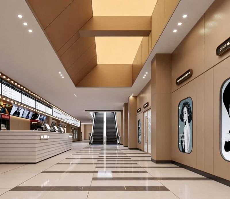 Commercial WPC Anti Collision Wall Panel for shopping mall wall protection