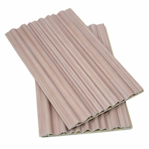 high-quality-wpc-fluted-panel-product-detail High Quality WPC Fluted Panel showing cross sectional structure, dimensions, and durable wood plastic composite material
