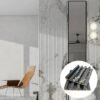 wpc-fluted-wall-panel-for-villa-interior-project WPC Fluted Wall Panel for Villa Interior project with modern marble finish wall decoration for luxury residential spaces