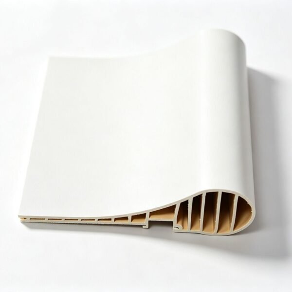 190x60-wpc-fluted-wall-panel-edge-trim-profile 190x60mm WPC fluted wall panel edge trim curved hollow profile