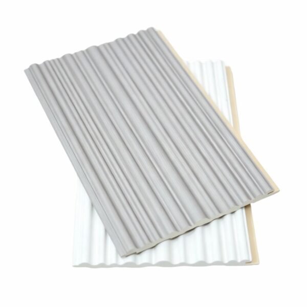 solid-wpc-fluted-wall-panel-163x12mm-gray-white Gray and white 163 × 12 mm solid WPC fluted wall panel samples